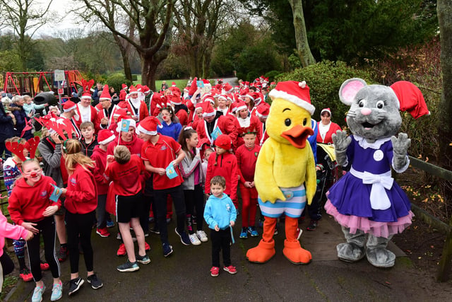 What could be better than a Santa run and here is the annual Alice House Hospice sponsored run from two years ago. Are you in the picture?