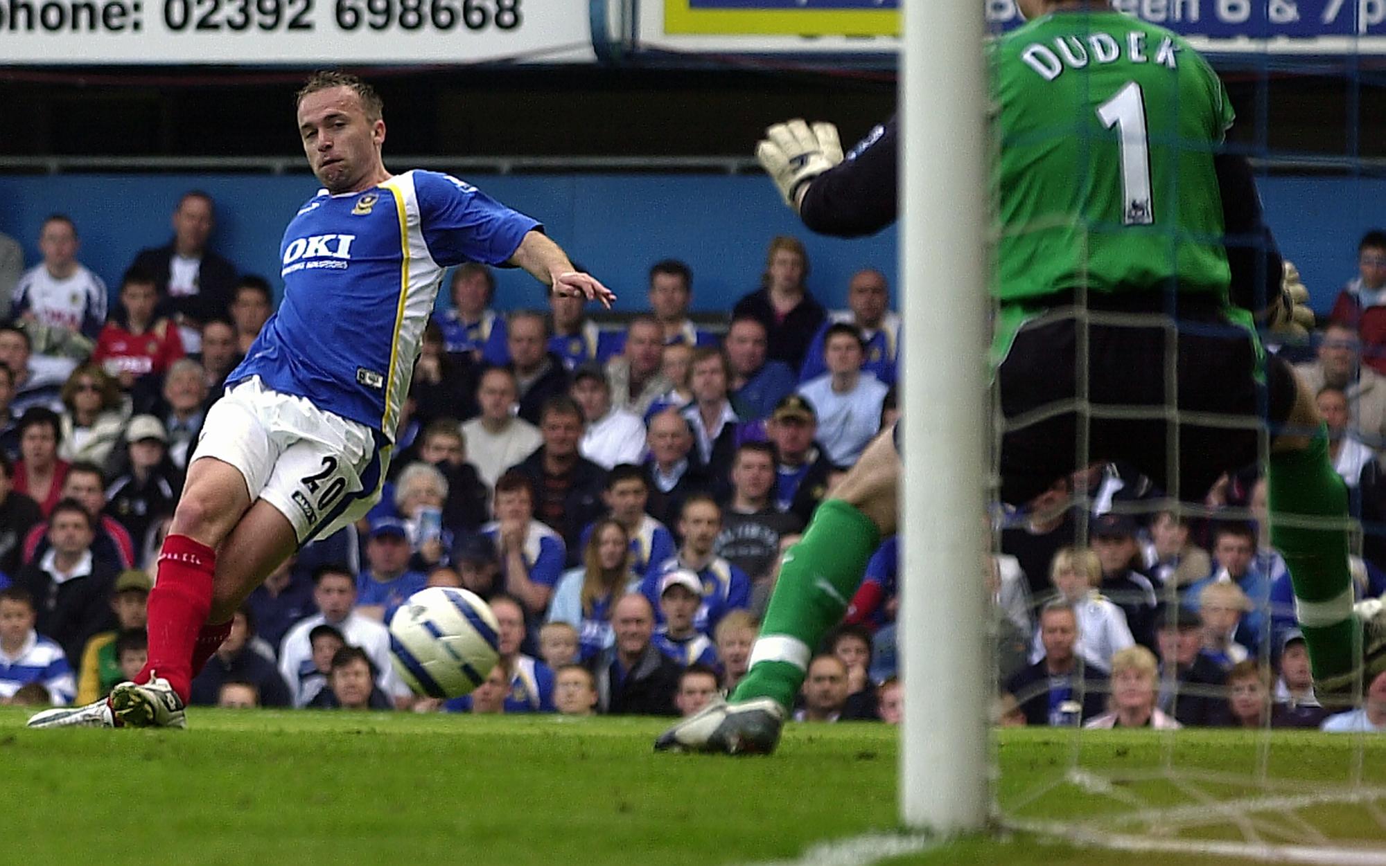 061985-148_PFC_LIVERPOOL        7/5/06PFC Pompey Porsmouth Football Club v. Liverpool FC at Fratton Park - Ognjen Koroman scoresPICTURE:JONATHAN BRADY     061985-148