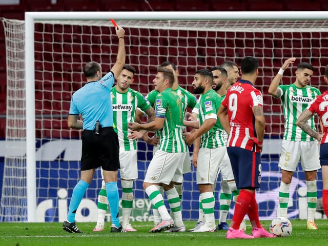 The ex-Barcelona man isn't having the best of times of it back in La Liga, where his side have lost seven of their eleven league games so far this season. He was sent off in an early-season clash against Atletico Madrid.