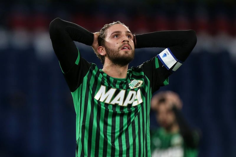 Manchester City, Juventus and Real Madrid are the clubs ‘most interested’ in Italy international Manuel Locatelli, who is valued at £34.5 million by Sassuolo. (Calcio Mercato)

 (Photo by Paolo Bruno/Getty Images)