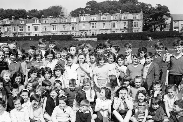 The Stockbridge Primary School  Sports Day in 1963.