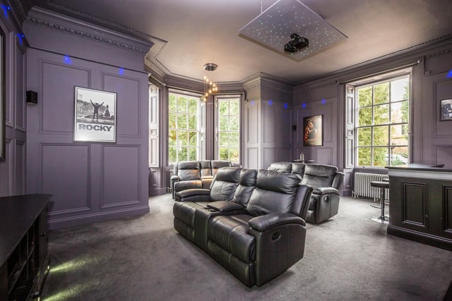 A fantastic dual aspect reception room with bay window including original shutters and electric blackout blinds. Ornate panelling to the walls, ceiling coving and deep skirting.