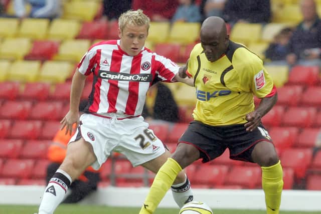 Del Geary in his Sheffield United days