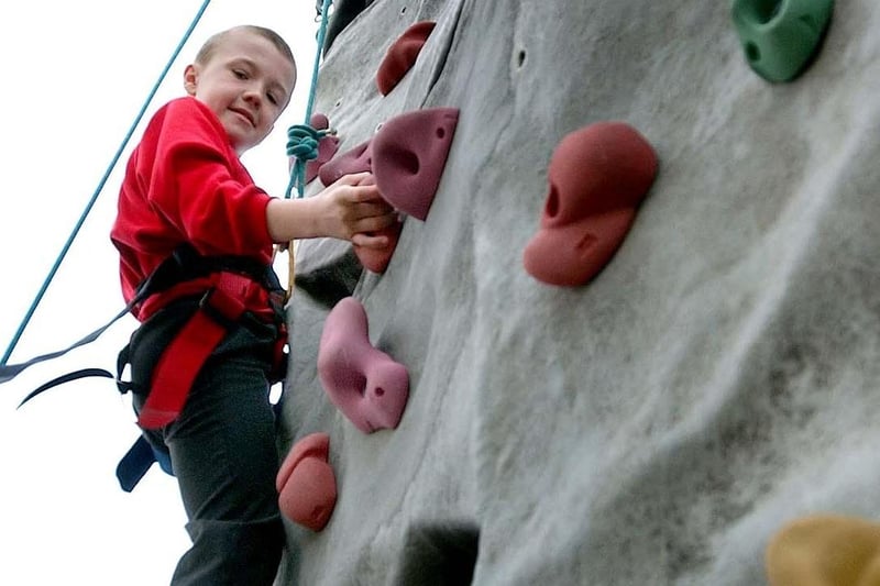 Wall climbing came to Owton Manor Primary School in 2005. Were you there?
