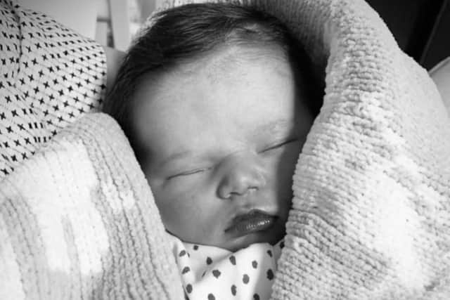 Cora Sinnott’s grieving parents say they have a Cora shaped hole in their family that can never be filled. Cora is pictured during her brief life.