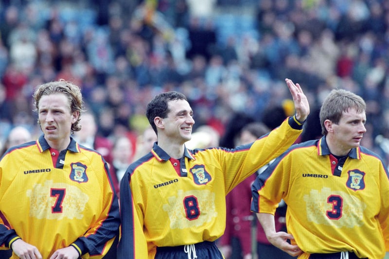 A yellow away kit for Scotland is few and far between, but the 1998 World Cup model - worn in the draw against Norway - was a sure fire winner. Original versions are available on eBay and classicfootballshirts.co.uk starting from £59.99.