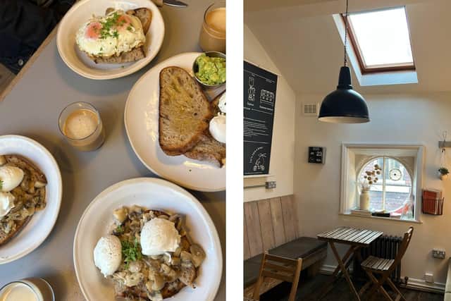 Inside the charming cafe. Picture: Hannah Jackson