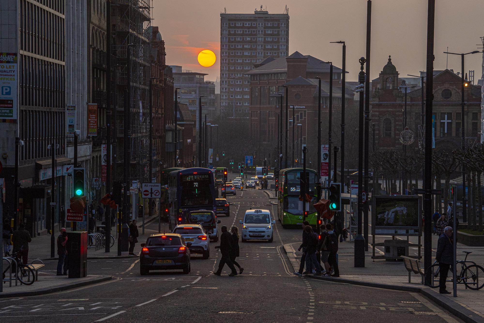 Leeds city centre saw 3,428 offences reported between April 2025 and March 2026.