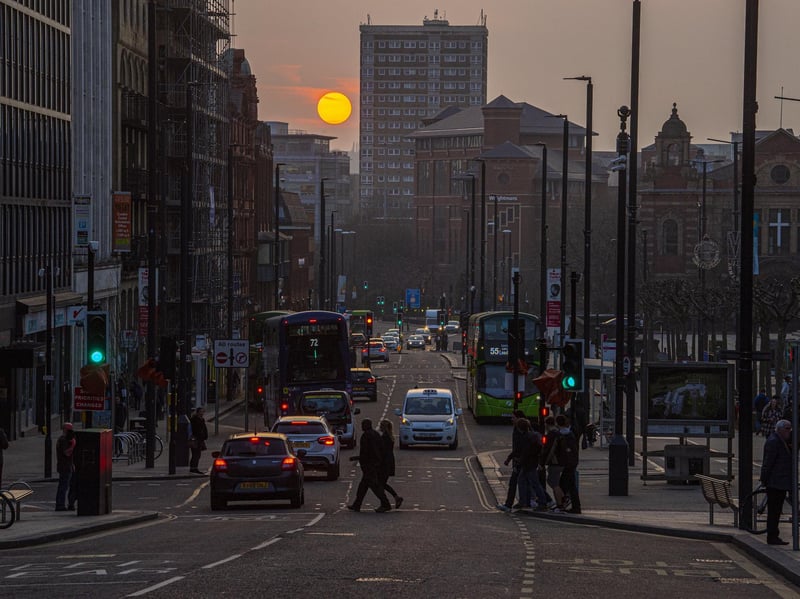 Leeds city centre saw 3,428 offences reported between April 2025 and March 2026.