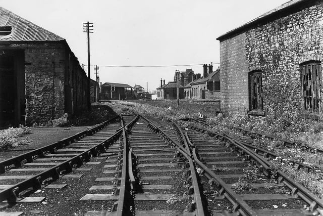 The derelict Hartlepool Headland Railway Station.