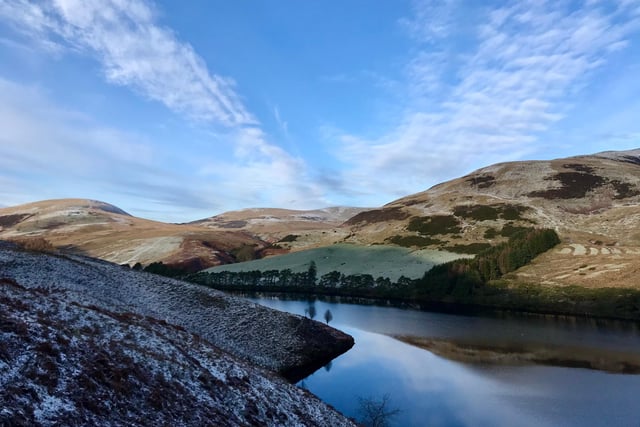 A cold walk in the Pentland Hills
