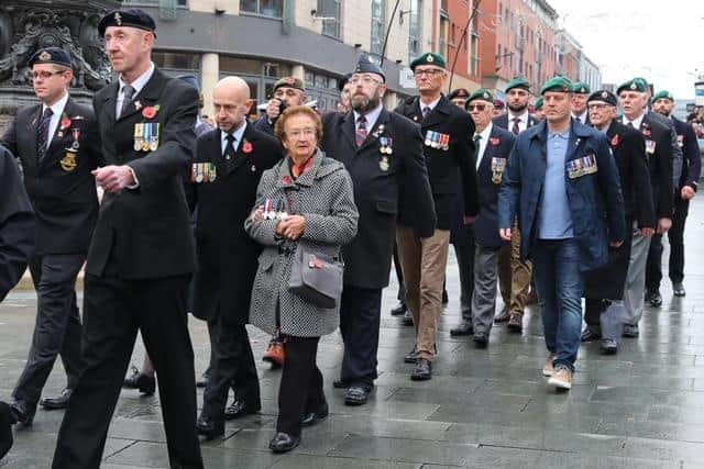 At Sheffield's remembrance event last month