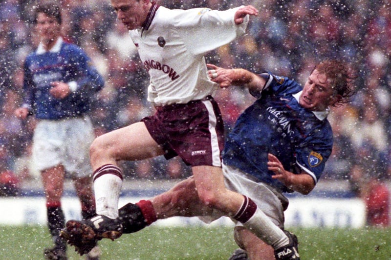 A teenager in 1998, Naysmith is currently out of work after leaving Hearts earlier this year, where he was employed as loans manager.