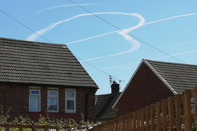 Steve Hanratty also saw these heart shapes above Sunderland.