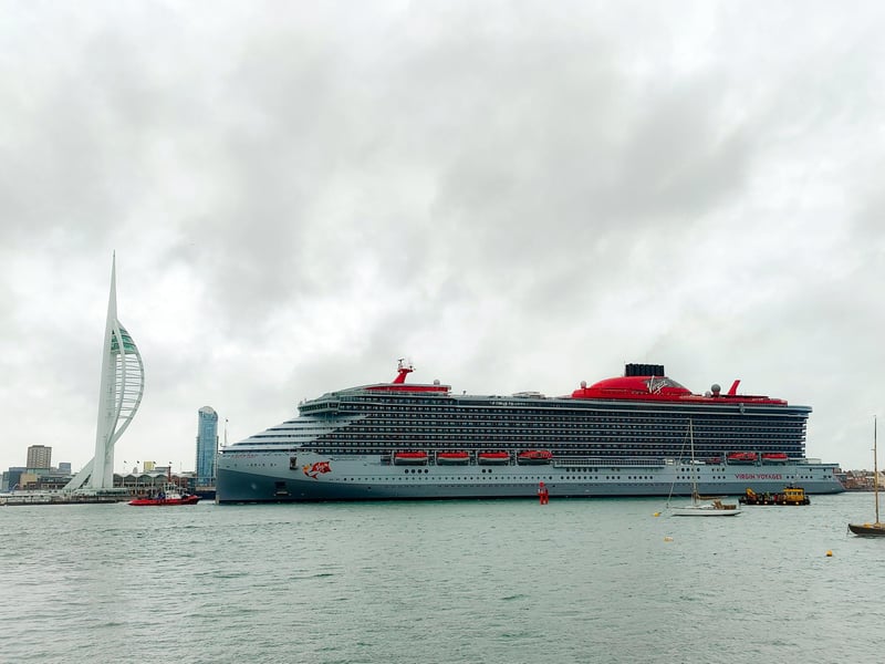 Scarlet Lady Arriving into Portsmouth taken by Ben Dollery