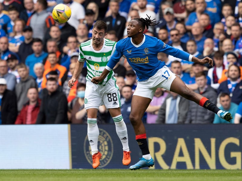 Not the midfielder's most influential afternoon. Some nice touches and useful positional play in when Rangers were in and out of possession.