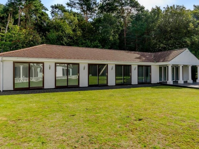 The £1.75 million property comes with this versatile, detached annexe, which spans 1,200 square feet. It is currently being used as office space but could easily be converted into living accommodation. It boasts four rooms, three of which have en suite shower facilities.