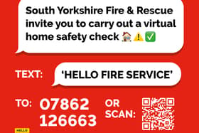 Fire check safety offer from South Yorkshire Fire and Rescue