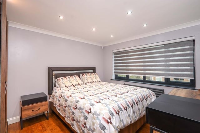 The master bedroom is very bright with it's large window, but the blinds are fantastic at shutting the light out when you fancy sleeping in. It's just next to the family bathroom in the hall, which features a large, walk-in, dual rinser shower.

Photo: Rightmove