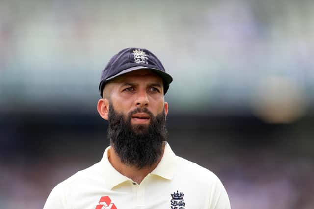 Cricketer Moeen Ali was one of the many high profile personalities who took part in a UK TV ad campaign encouraging BAME groups to have the Covid-19 vaccine. Photo credit: Mike Egerton/PA Wire.