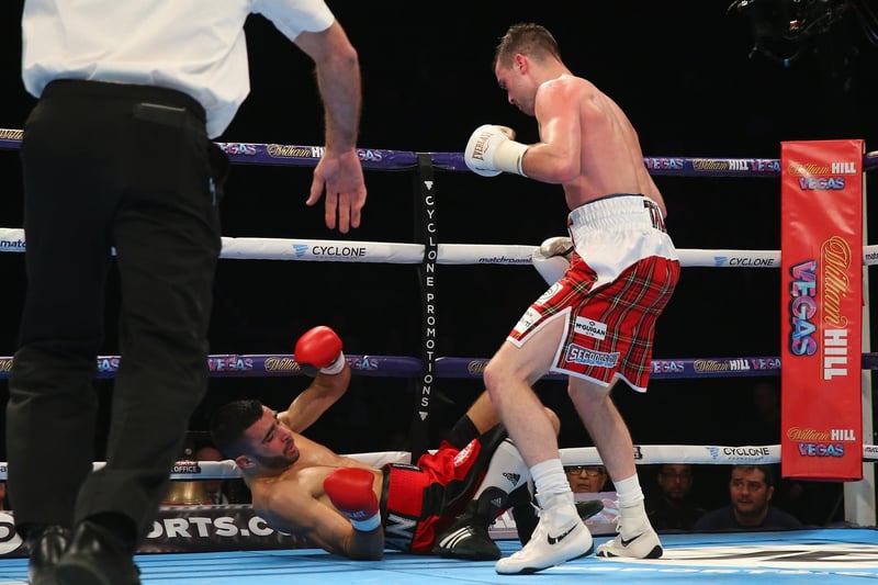 Carl Froch sang Taylor's praises after the Scot dismantled Lyes Chaibi of France at the Manchester Arena in February 2016. A devastating left hook 22 seconds into the second round knocked out Chaibi and Froch, who was on punditry duties, said of Taylor: “I can see him doing well because he has that amateur pedigree. He punches hard and he looked classy on Saturday night.”