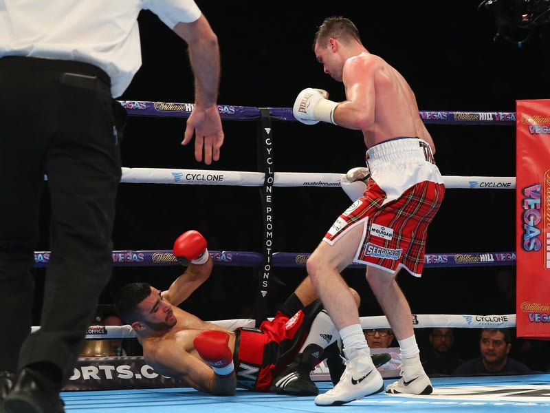 Carl Froch sang Taylor's praises after the Scot dismantled Lyes Chaibi of France at the Manchester Arena in February 2016. A devastating left hook 22 seconds into the second round knocked out Chaibi and Froch, who was on punditry duties, said of Taylor: “I can see him doing well because he has that amateur pedigree. He punches hard and he looked classy on Saturday night.”