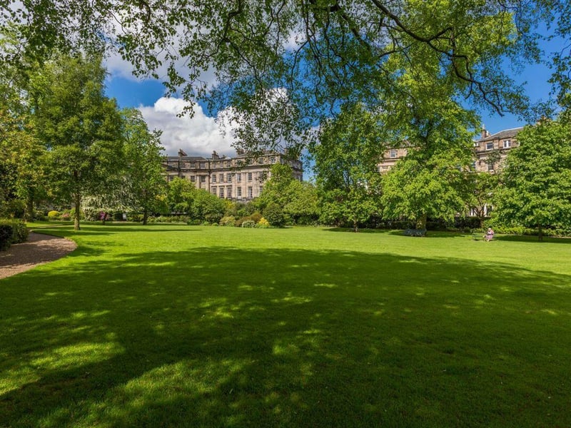 Moray Place Gardens.