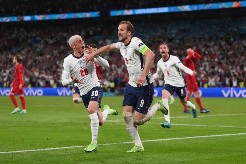 In that moment, when Kane's follow up attempt hit the back of the net, we were all Phil Foden, weren't we? Expect sales of blonde hair dye to rocket if England win on Sunday. 

(Photo by Laurence Griffiths/Getty Images)
