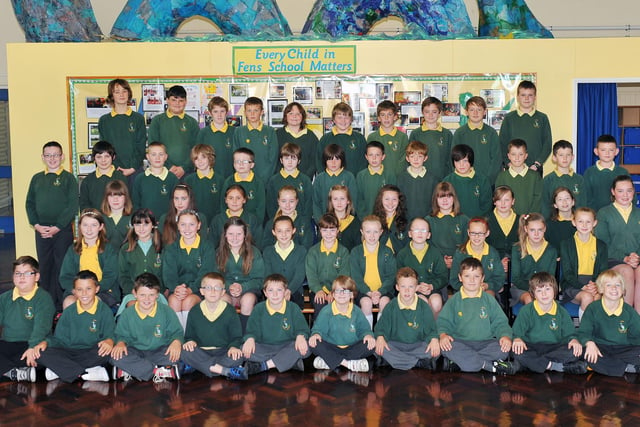 Year 6 leavers at Fens Primary School. Are you among them?