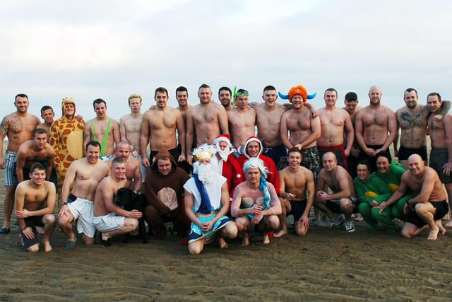 A Boxing Day dip at Crimdon in 2012. Were you one of the brave dippers taking part?