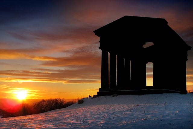 The view from Penshaw Monument in 2010.