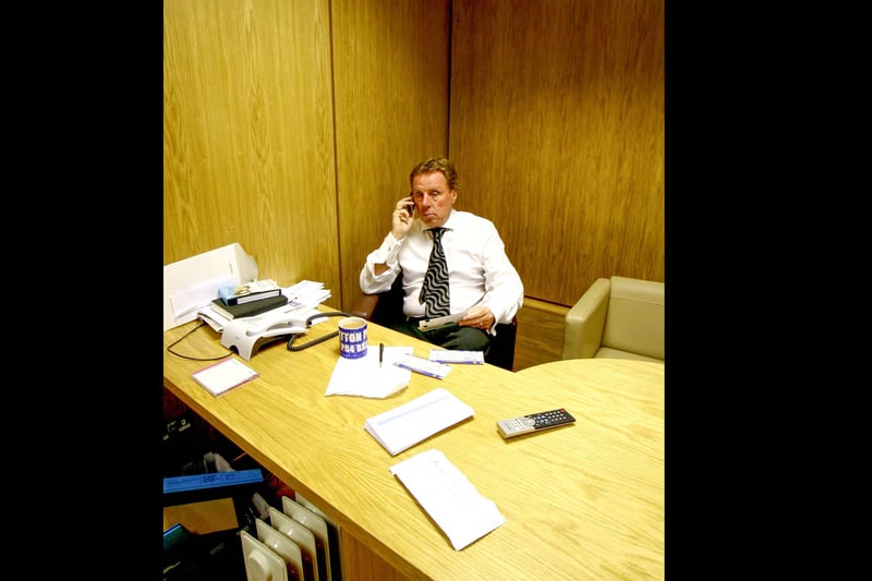 Harry Redknapp in his office at Fratton Park. Picture: Habibur Rahman
