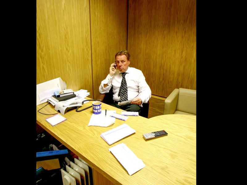 Harry Redknapp in his office at Fratton Park. Picture: Habibur Rahman