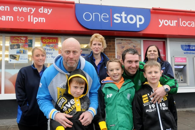 Whiteleas Way One Stop store fundraised for Whiteleas junior football team in 2012. Does this bring back great memories?