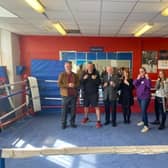 A visit to Sheffield City Boxing Club by South Yorkshire Violence Reduction Unit and Police and Crime Commission on May 6.