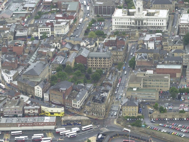 Aerial Views - Barnsley Town Centre