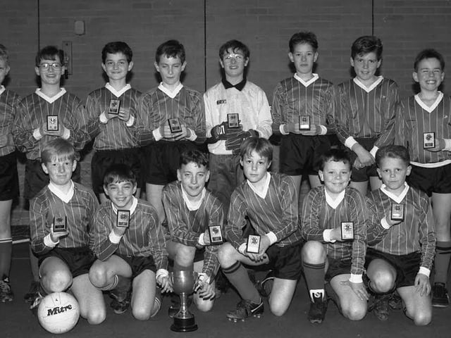 All Saints' under 12s football from 1989