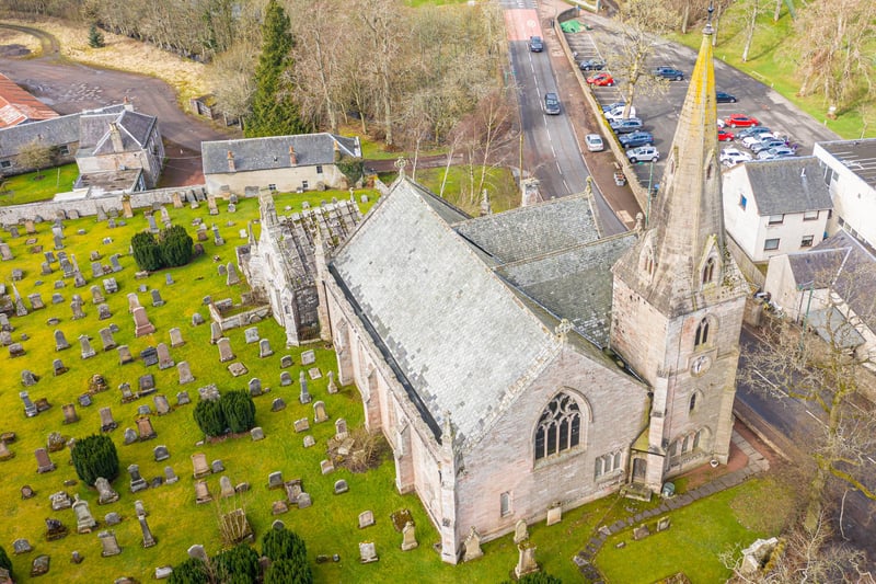 Only the church building itself is for sale, the surrounding ground is owned and maintained by the local authority.