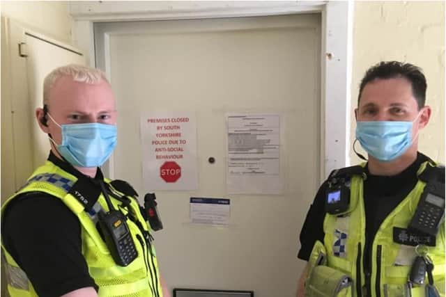 South Yorkshire Police and Sheffield Council have secured a closure order for a flat where anti-social behaviour has made life a misery for residents
