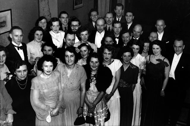 Do you recognise any of the staff pictured at the 1957 dinner dance at Roker? Photo: Bill Hawkins.