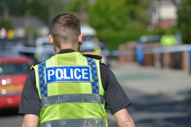 Police were called to reports of a dog attack on Spalton Road, Parkgate, Rotherham at 2.08pm on Monday, April 17. Picture: Alex Cousins/SWNS