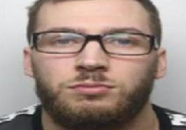 Pictured is former prison officer Thomas Walls, aged 26, formerly of Zetland Road, Doncaster, who has been sentenced to five years and seven months of custody after he was caught smuggling drugs into prison at Doncaster.