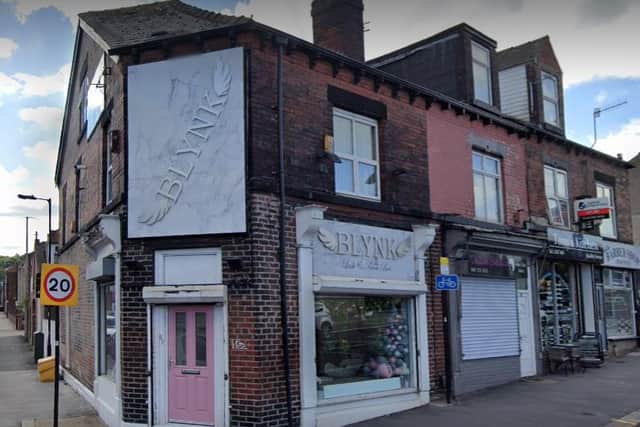 'Considerable damage' has been caused to the shopfront of Blynk beauty salon.