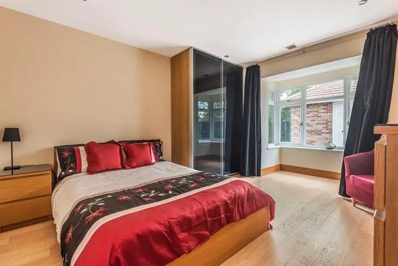 Another of the bedrooms inside the bungalow.