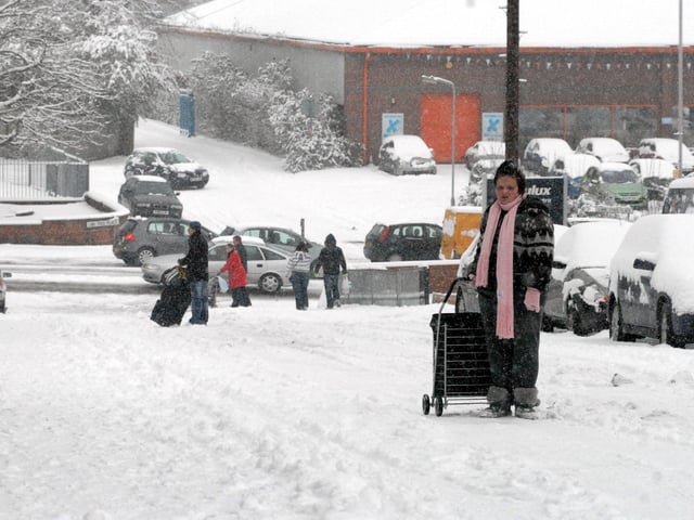 The snow in 2010 made going anywhere really difficult