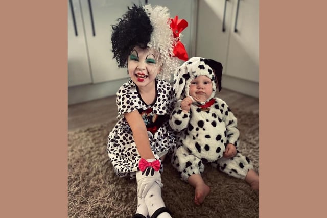 Nahla and Remy, aged four and 11 months recreate the Disney classic.