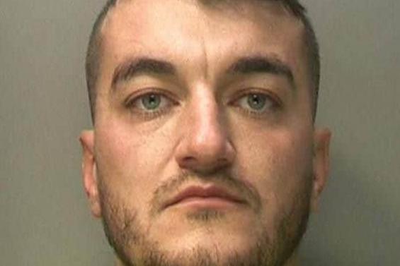 Sheffield man Dean Hartley, pictured, was jailed for over eight years for killing a workmate after flooring him with a single punch following an argument over football. West Midlands Police stated Dean Hartley, aged 30 when sentenced in April, 2017, struck Karl Swift who suffered a broken jaw and was knocked unconscious before hitting the floor in Halesowen, West Midlands, where the men had been working. Hartley, of Burnaby Crescent, Walkley, was found guilty of manslaughter and perverting the course of justice following a court trial and he was sentenced to eight years and three months of custody.