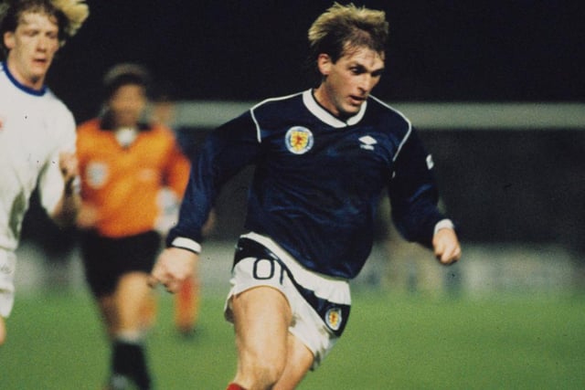 'King Kenny' more than earned his moniker for Scotland, winning a record 102 caps from his debut in 1971 and equalling Law's goalscoring haul in style with a superb goal in a World Cup qualifying win over Spain in 1984. The Celtic and Liverpool great played in three World Cups before withdrawing from the squad for Mexico 86 through injury.