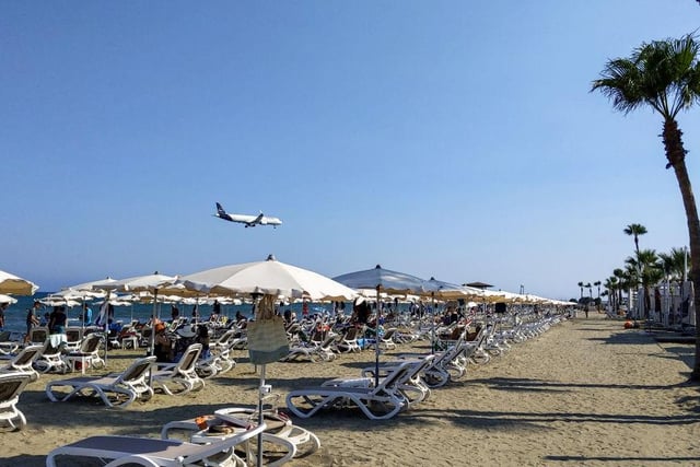 You can fly to Larnaca in Cyprus from Newcastle for £63 one-way this month.