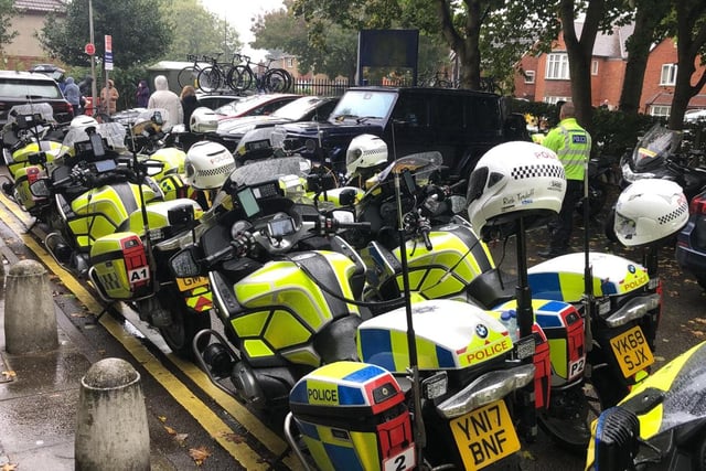 Two motorcyclists were in Lincoln on a Mutual Aid cycle race